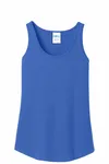Port & Company Women's Core Cotton Tank Top. LPC54TT ROYAL