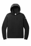 Nike Women's Club Fleece Sleeve Swoosh Pullover Hoodie NKFD9889 BLACK