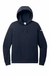 Nike Women's Club Fleece Sleeve Swoosh Pullover Hoodie NKFD9889 Midnight Navy