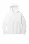 Nike Women's Club Fleece Sleeve Swoosh Pullover Hoodie NKFD9889 WHITE