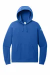 Nike Women's Club Fleece Sleeve Swoosh Pullover Hoodie NKFD9889 Game Royal