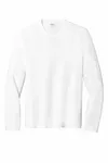 Port & Company Long Sleeve Fan Favorite Blend Tee. PC455LS WHITE