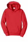Port & Company Youth Fan Favorite Fleece Pullover Hooded Sweatshirt. PC850YH Bright Red