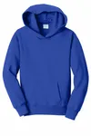 Port & Company Youth Fan Favorite Fleece Pullover Hooded Sweatshirt. PC850YH TRUE ROYAL