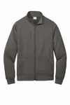Port & Company Core Fleece Cadet Full-Zip Sweatshirt PC78FZ Charcoal