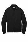 Port & Company Core Fleece Cadet Full-Zip Sweatshirt PC78FZ Jet Black
