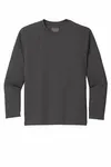 Port & Company Youth Long Sleeve Performance Tee PC380YLS Charcoal