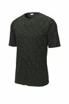 Sport-Tek Digi Camo Tee. ST460 BLACK
