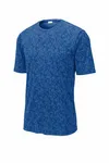 Sport-Tek Digi Camo Tee. ST460 TRUE ROYAL