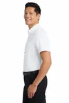 Port Authority Short Sleeve Easy Care Shirt. S508 Dark Green/ Navy