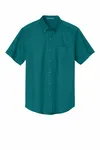 Port Authority Short Sleeve Easy Care Shirt. S508 Teal Green