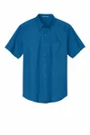 Port Authority Tall Short Sleeve Easy Care Shirt. TLS508 Strong Blue