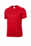 Sport-Tek Youth Digi Camo Tee. YST460 True Red