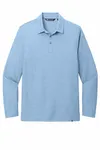 TravisMathew Oceanside Heather Long Sleeve Polo TM1MZ343 Allure Heather