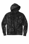 Champion Reverse Weave Scrunch-Dye Tie-Dye Hooded Sweatshirt. TDS101 BLACK