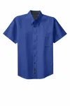 Port Authority Tall Short Sleeve Easy Care Shirt. TLS508 Royal/ Classic Navy