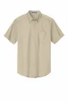 Port Authority Tall Short Sleeve Easy Care Shirt. TLS508 STONE