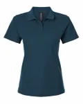 Women's Pique Polo Atlantic Blue
