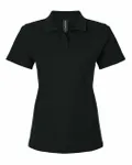 Women's Pique Polo BLACK