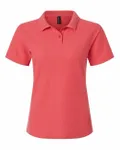 Women's Pique Polo Coral