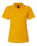 Women's Pique Polo Gold