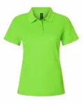 Women's Pique Polo Lime