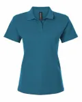 Women's Pique Polo Pacific Blue
