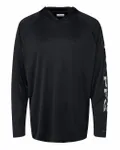 PFG Terminal Tackle™ Hooded Long Sleeve T-Shirt Black/ Cool Grey