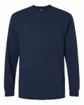 Ultra Cotton® Long Sleeve Pocket T-Shirt Navy