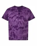 Crystal Tie-Dyed T-Shirt PURPLE