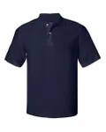 Men's Performance Piqué Polo Navy Chrome