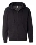 Midweight Full-Zip Hooded Sweatshirt Charcoal Heather