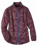 Women's Rotate Reflective Soft Shell Jacket Burgundy/ Olympic Blue
