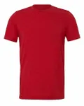 Bella + Canvas Unisex Triblend T-Shirt Solid Red Triblend