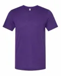 Bella + Canvas Unisex Triblend T-Shirt Solid Team Purple Triblend