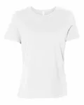 Bella + Canvas Ladies' Relaxed Jersey Short-Sleeve T-Shirt WHITE