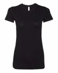 Bella + Canvas Ladies' The Favorite T-Shirt Solid Black Blend
