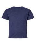 Hanes Youth Perfect-T T-Shirt Heather Navy