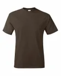 Hanes Men's Authentic-T T-Shirt Dark Chocolate