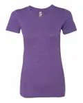 Next Level Apparel Ladies' Triblend Crew Purple Rush