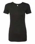 Next Level Apparel Ladies' Triblend Crew VINTAGE BLACK