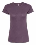 Next Level Apparel Ladies' Triblend Crew Vintage Purple