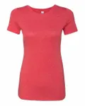 Next Level Apparel Ladies' Triblend Crew VINTAGE RED