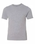 Next Level Apparel Youth Boys Cotton Crew Heather Grey