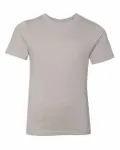 Next Level Apparel Youth Boys Cotton Crew Light Grey