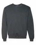 Jerzees Adult Super Sweats NuBlend Fleece Crew Black Heather