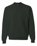 Jerzees Adult Super Sweats NuBlend Fleece Crew Forest Green