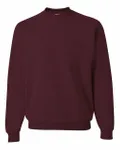 Jerzees Adult Super Sweats NuBlend Fleece Crew Maroon