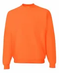 Jerzees Adult Super Sweats NuBlend Fleece Crew SAFETY ORANGE