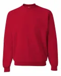 Jerzees Adult Super Sweats NuBlend Fleece Crew True Red